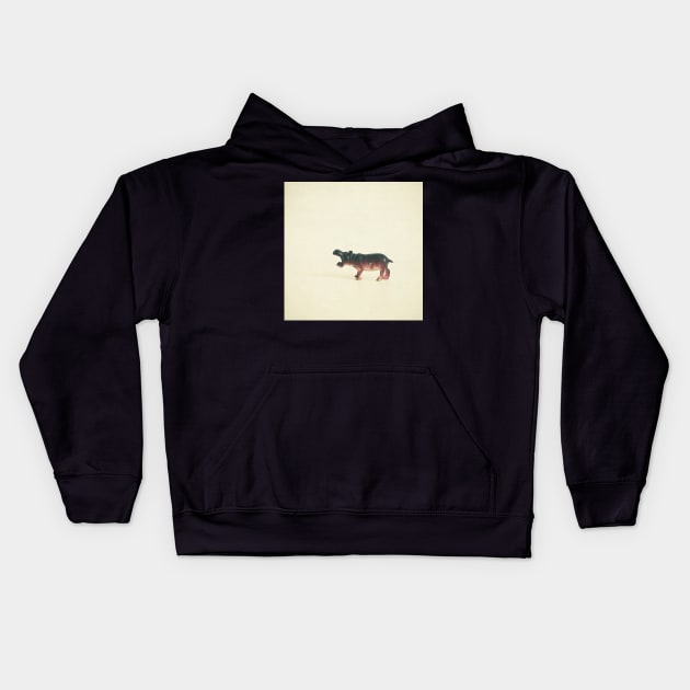 Hungry Hippo Kids Hoodie by Cassia